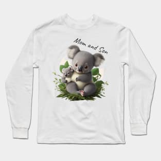 Mom and Son Koala Long Sleeve T-Shirt